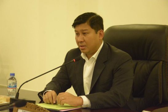 ឯកឧត្ដម សាយ សំអាល់ រដ្ឋមន្ត្រីក្រសួងបរិស្ថានបានដឹកនាំកិច្ចប្រជុំស្តីពីបច្ចុប្បន្ន ភាពនៃប្រព័ន្ធការវាយតម្លៃហេតុប៉ះពាល់បរិស្ថានលើគម្រោងអភិវឌ្ឍន៍