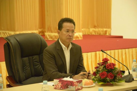 កិច្ចប្រជុំជាមួយមា្ចស់រោងចក្រវាយនភ័ណ្ឌ និងជ្រលក់ពណ៌ រោងចក្របោកគក់ ឬបោះពុម្ព និងរោងចក្រកែច្នៃផលិតផលកសិ-ឧស្សាហកម្ម ដើម្បីជំរុញការអនុវត្តសេចក្តីជូនដំណឹងលេខ ១០៦១ សជណ.ចស្ថ្ ចុះថ្ងៃទី១២ ខែកញ្ញា ឆ្នាំ២០១៦