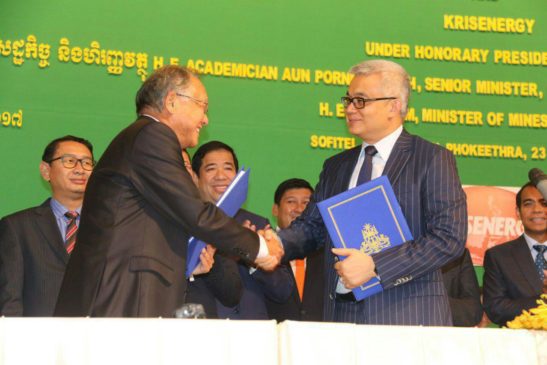 រាជរដ្ឋាភិបាលកម្ពុជា ព្រមព្រៀងសម្រាប់អភិវឌ្ឍន៍ប្រេងនៅប្លុក A