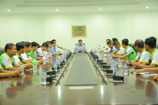 រដ្ឋមន្ត្រីក្រសួងបរិស្ថានជំរុញឱ្យក្រុមកីឡាវិស័យបរិស្ថានបង្កើនសកម្មភាពកីឡា