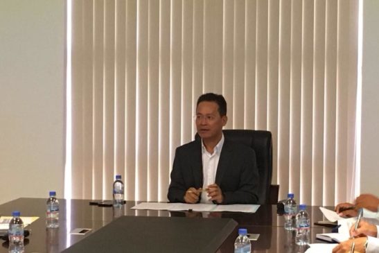 ឯកឧត្តម អ៊ាង សុផល្លែតដឹកនាំកិច្ចប្រជុំស្តីពីសេចក្តីព្រាងផែនការសកម្មភាព សម្រាប់តភ្ជាប់ សេដ្ឋកិច្ច កម្ពុជា-ឡាវ វៀតណាម