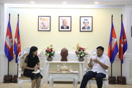 រដ្ឋមន្ត្រីបរិស្ថានជំរុញឱ្យអង្គការInSTEDD iLab បង្កើតប្រព័ន្ធអេប(APP) ដើម្បីលើកកម្ពស់ចំណេះដឹងបរិស្ថានដល់ប្រជាពលរដ្ឋ