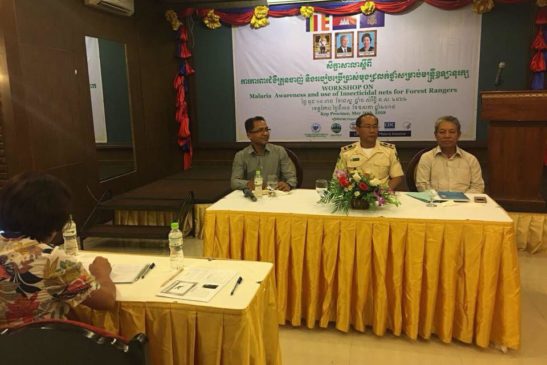 ក្រសួងបរិស្ថាន បានសហការជាមួយមជ្ឈមណ្ឌលជាតិប្រយុទ្ធនឹងជំងឺគ្រុនចាញ់