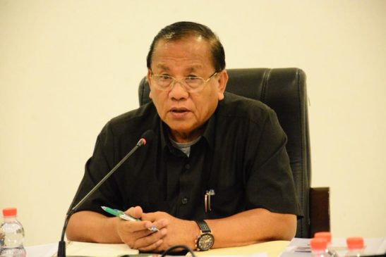 កិច្ចប្រជុំអន្តរក្រសួងពិនិត្យនិងផ្តល់យោបល់លើរបាយការណ៍វាយតម្លៃហេតុប៉ះពាល់បរិស្ថាននិងសង្គមដំបូងលើគម្រោងបង្កើតរោងចក្រផលិតនិងបោះពុម្ពប្រអប់ដាក់សម្លៀកបំពាក់ មួក និងស្បែកជើង នៅខេត្តកំពង់ស្ពឺ