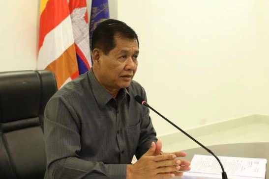 ឯកឧត្តម ផៃ ប៊ុនឈឿន រដ្ឋលេខាធិការនៃក្រសួងបរិស្ថាន បានដឹក នាំកិច្ចប្រជុំអន្តរក្រសួង ដើម្បីពិនិត្យ និងផ្តល់យោបល់លើរបាយការណ៍វាយតម្លៃហេតុប៉ះពាល់បរិស្ថាន និងសង្គមដំបូង