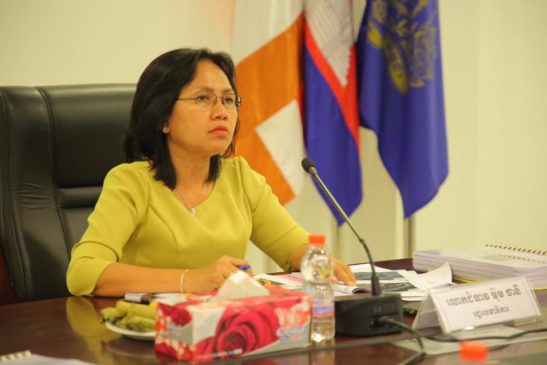 កិច្ចប្រជុំអន្តរក្រសួង ដើម្បីពិនិត្យ និងផ្តល់យោបល់លើគម្រោងអាជីវកម្មខ្សាច់សំណង់ និងដីល្បាយខ្សាច់នៅខេត្តកំពង់ចាម