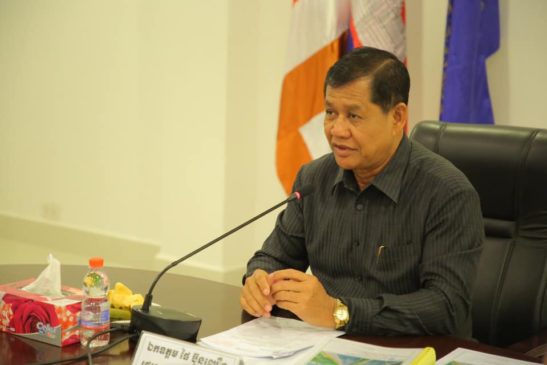 កិច្ចប្រជុំអន្តរក្រសួងលើគម្រោងសាងសង់ផ្លូវល្បឿនលឿនពីរាជធានីភ្នំពេញទៅខេត្តព្រះសីហនុ របស់ក្រុមហ៊ុន China Road and Bridge Corporation (Cambodia)