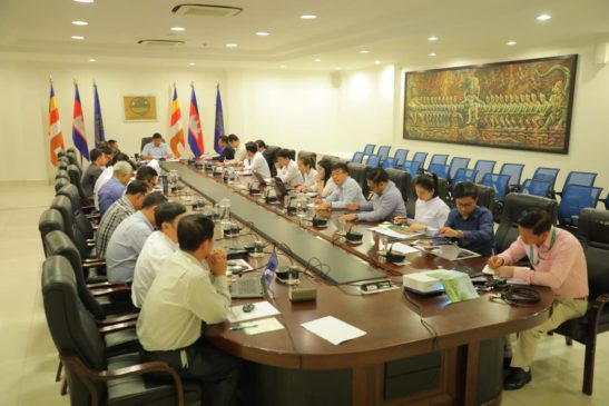 កិច្ចប្រជុំពិភាក្សាអំពីការកំណត់ទីតាំងក្នុងការរៀបចំស្ថានីយផ្ទេរ និងទីលានរួមសម្រាប់ទុកដាក់សំរាមនៅរាជធានីភ្នំពេញ និងបណ្តាខេត្តក្បែររាជធានីភ្នំពេញ