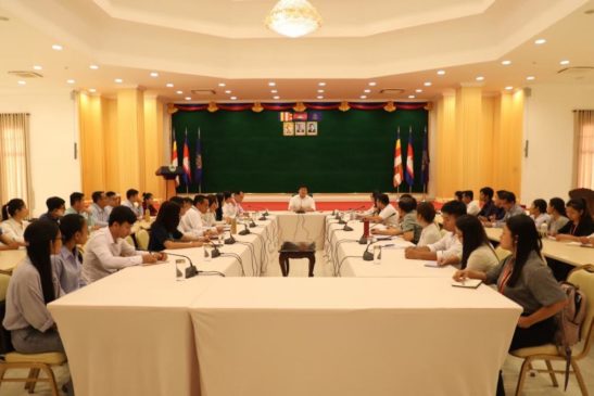 ឯកឧត្តម សាយ សំអាល់ លើកទឹកចិត្តឱ្យនិស្សិត និងដៃគូរសហការ ចែករំលែកអំពីការងារ និងចូលរួមផ្សព្វផ្សាយបរិស្ថាន