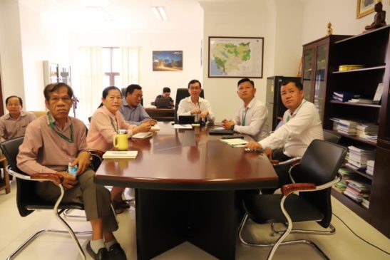 កិច្ចប្រជុំ និងចែករំលែកចំណេះដឹង ផ្នែកនៃការប្រែប្រួលអាកាសធាតុ តាមប្រព័ន្ធអនឡាញ