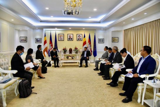 ឯកឧត្តម សាយ សំអាល់ ទទួលជួបប្រតិភូក្រុមហ៊ុនជប៉ុនលើការងារគ្រប់គ្រងបរិស្ថាន