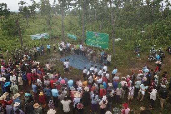 កូនឈើជាង៤ម៉ឺនដើម ត្រូវបានដាំស្តារព្រៃឡើងវិញ ក្នុងសហគមន៍តំបន់ការពារធម្មជាតិស្ទឹងថ្មី នៃដែនជម្រកសត្វព្រៃភ្នំសំកុស ភូមិសាស្រ្តខេត្តពោធិ៍សាត់
