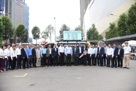 ឯកឧត្តម សាយ សំអាល់ អញ្ជើញសម្ពោធដាក់ឲ្យប្រើប្រាស់” វិស្ណុ ” ត្រួតពិនិត្យគុណភាពខ្យល់