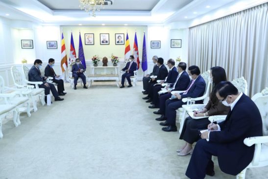 ឯកឧត្តម អ៊ាង សុផល្លែត រដ្ឋលេខាធិការក្រសួងបរិស្ថាន បានទទួលជួបឯកឧត្តម Sudirman Haseng ឯកអគ្គរដ្ឋទូតវិសាមញ្ញ និងពេញសមត្ថភាពនៃសាធារណៈរដ្ឋឥណ្ឌូនេស៊ីប្រចាំនៅព្រះរាជាណាចក្រកម្ពុជា