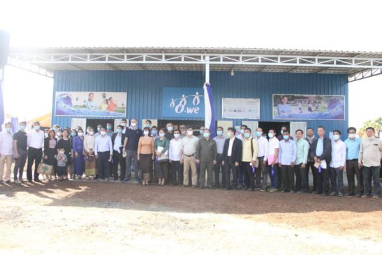 ពិធីសម្ពោធស្ថានីយផលិតទឹកស្អាតសហគមន៍មួយកន្លែង នៅស្រុកអូររាំងឪ ខេត្តត្បូងឃ្មុំ