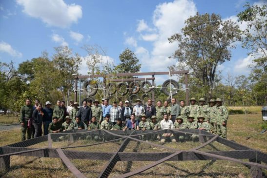 មន្ត្រីឧទ្យានុរក្សនៃក្រសួងបរិស្ថានបន្តការហ្វឹកហាត់បច្ចេកទេសដើម្បីពង្រឹងសមត្ថភាព និងបង្កើនប្រសិទ្ធភាពការពារនិងអភិរក្សធនធានធម្មជាតិ