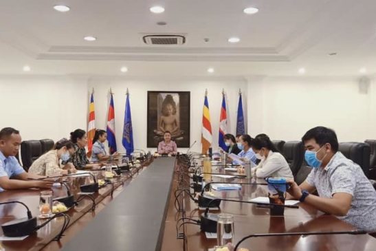 កិច្ចប្រជុំពិភាក្សាលើ”ផែនការយុទ្ធសាស្រ្តបញ្រ្ជាបយេនឌ័រវិស័យបរិស្ថានឆ្នាំ២០២១-២០២៥”