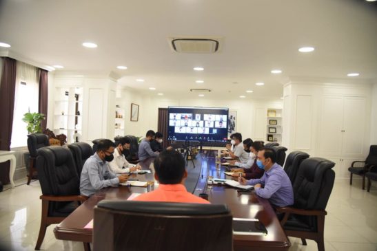 ឯកឧត្តម សាយ សំអាល់ រដ្ឋមន្ត្រីក្រសួងបរិស្ថាន បានទទួលជួបសំណេះសំណាល និងផ្តល់អនុសាសន៍ដល់បេក្ខជនជ័យលាភីអាហារូបករណ៍ទៅសិក្សានៅសាធារណរដ្ឋឆែក