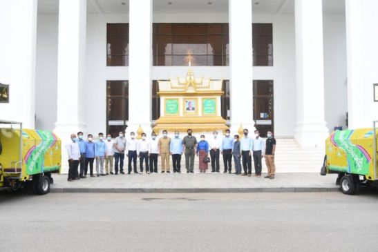 ការផ្តល់មធ្យោបាយគាំទ្រដល់រដ្ឋបាលក្រុង ស្រុក ឈានទៅមានភាពជាម្ចាស់ក្នុងការគ្រប់គ្រងសំរាម សំណល់រឹងទីប្រជុំជន ឱ្យស្អាត ឱ្យអស់ ទាន់ពេល និងមាននិរន្តរភាព គឺសម្រាប់យើងទាំងអស់គ្នា