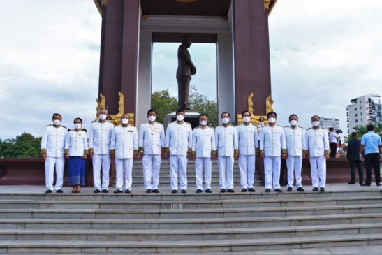 ឯកឧត្តមរដ្ឋមន្ត្រីក្រសួងបរិស្ថានដឹកនាំប្រតិភូ អញ្ជើញចូលរួមពិធីគោរពព្រះវិញ្ញាណក្ខន្ធ ព្រះបរមរតនកោដ្ឋ