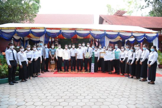 សាលាបឋមសិក្សាក្រវ៉ាន់ខេត្តសៀមរាប ជាប់ជ័យលាភីប្រាក់ក្នុងការប្រឡងប្រណាំងសាលាមេត្រីបរិស្ថានថ្នាក់ជាតិលើកទី៣ ឆ្នាំ២០២១