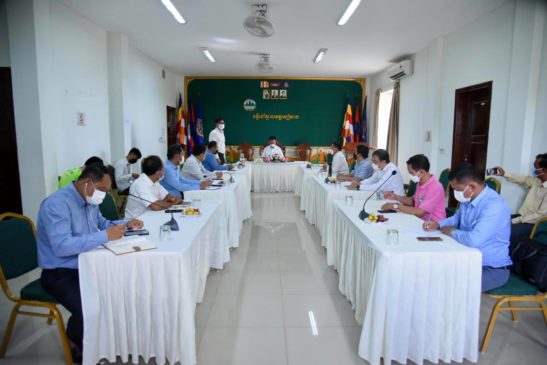 ឯកឧត្តម សៅ សុភាព រដ្ឋលេខាធិការក្រសួងបរិស្ថាន បានអញ្ជើញជួបសំណេះសំណាល សួរសុខទុក្ខ និងតម្រង់ទិសការងារសម្រាប់មន្ទីរបរិស្ថានខេត្តសៀមរាប