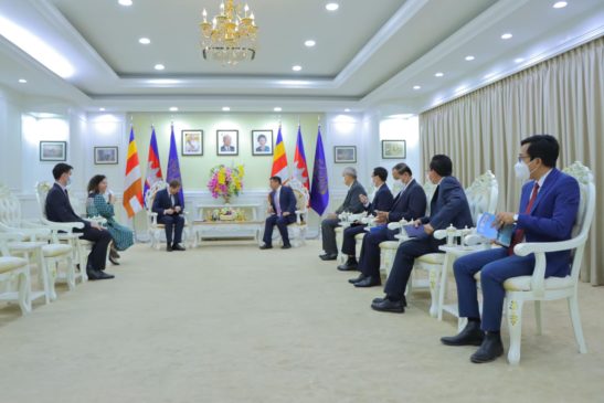 ជំនួបរវាងឯកឧត្តមរដ្ឋមន្ត្រី និងអគ្គរដ្ឋទូតសហភាពអឺរ៉ុបប្រចាំតំបន់អាស៊ាន និងអគ្គរដ្ឋទូតសហភាពអឺរ៉ុបប្រចាំកម្ពុជា