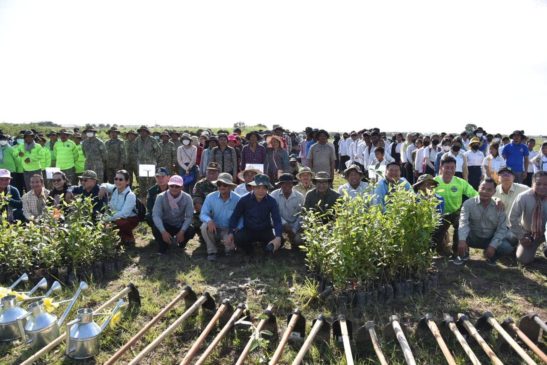 ក្រសួងបរិស្ថាន បន្តដាំកូនឈើ១៥០០០ដើម នៅតំបន់ព្រៃលិចទឹកតំបន់៣ នៃតំបន់បឹងទន្លេសាប