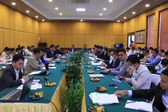 កិច្ចប្រជុំឆ្លងផែនការការងារ និងផែនការថវិកាឆ្នាំ២០២៣ របស់គណៈកម្មាធិការមូលនិធិបរិស្ថាន និងសង្គម