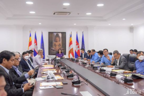 កិច្ចប្រជុំក្រុមការងារកិច្ចសហប្រតិបត្តិការ រៀបចំ អនុវត្ត និងគ្រប់គ្រងគម្រោងអភិវឌ្ឍន៍នានា ក្នុងមជ្ឈមណ្ឌលស្រាវជ្រាវ និងអភិរក្សកេសរកូល សុខ អាន ភ្នំគូលែន