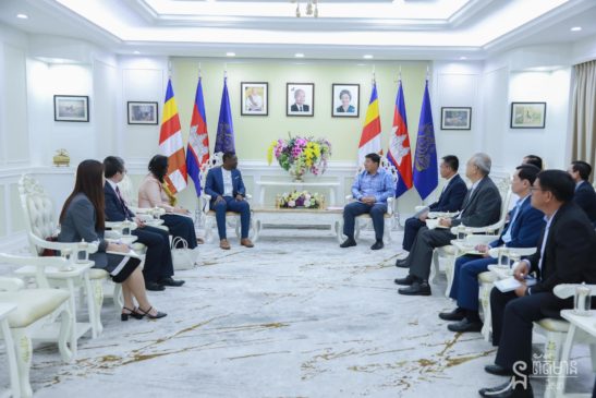 កិច្ចពិភាក្សារវាង ឯកឧត្តម សាយ សំអាល់ ជាមួយលោក Nkulumo Zinyengere