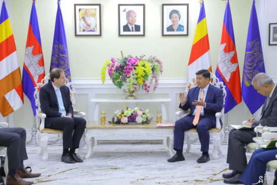 ជំនួបពិភាក្សារវាង ឯកឧត្តម សាយ សំអាល់ ជាមួយ លោក Alexandra Mandelbaum