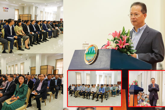 ឯកឧត្តមរដ្ឋមន្រ្តីក្រសួងបរិស្ថាន ផ្តល់អនុសាសន៍ដល់មន្រ្តីក្រោមឱវាទធ្វើការដោយបុរេសកម្ម