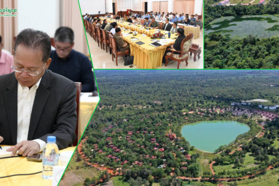 ក្រុងសៀមរាប ៖ រដ្ឋមន្រ្តីក្រសួងបរិស្ថាន ផ្តល់ជូនកូនឈើ ១០ម៉ឺនដើម ដល់ការអភិវឌ្ឍតំបន់រុនតាឯក និងពាក់ស្នែង