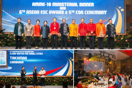 ទីក្រុង និងស្រុករបស់កម្ពុជាចំនួន៥ ទទួលបានពានរង្វាន់ទីក្រុងនិរន្តរភាពបរិស្ថានអាស៊ាន និងវិញ្ញាបនបត្រទទួលស្គាល់ដីស្អាត ទឹកស្អាត និងខ្យល់ស្អាត