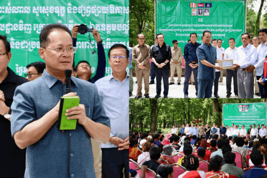 ឯកឧត្តមបណ្ឌិត អ៊ាង សុផល្លែត ចុះជួបសំណេះសំណាលជាមួយប្រជាពលរដ្ឋ ដែលវិលត្រឡប់ពីប្រទេសថៃ នៅក្នុងស្រុកអូររាំងឪ ស្រុកត្បូងឃ្មុំ និងស្រុកពញាក្រែក ខេត្តតត្បូងឃ្មុំ